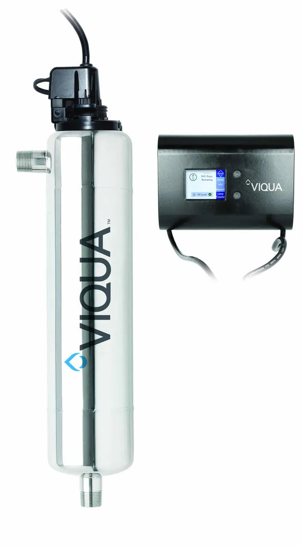 Viqua D4 UV system and controller on a white background